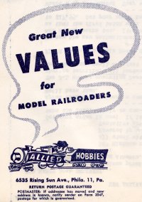 Allied Hobbies Catalog 1953