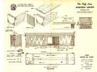 Cliff Lines Western Union Material Car Instructions