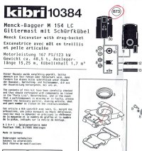 Kibri 10384 Crane Instructions