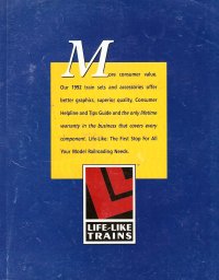 Life-Like Train Set Catalog 1992