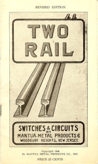 Mantua 2 Rail Manual 1948