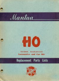 Mantua Parts Book 1953
