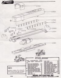 Roundhouse 2380 RS-3 Instructions