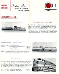 Trains, Inc. Catalog 1967