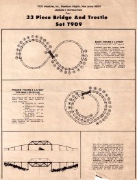 Tyco T-909 Bridge and Trestle Structure Instructions