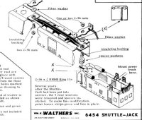 Walthers Shuttle Jack Instuctions