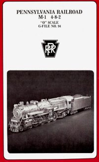 Westside G-File 4-8-2 M-1 Pennsylvania Railroad O-Scale
