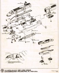 Bachmnann 'N' TGV - 'Train � Grande Vitesse' Diagram