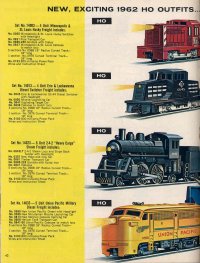 Lionel HO Catalog 1962