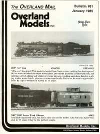 Overland Bulletin January 1985